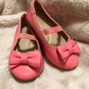 Pink toddler girl Cat & Jack ballerina flat size 6